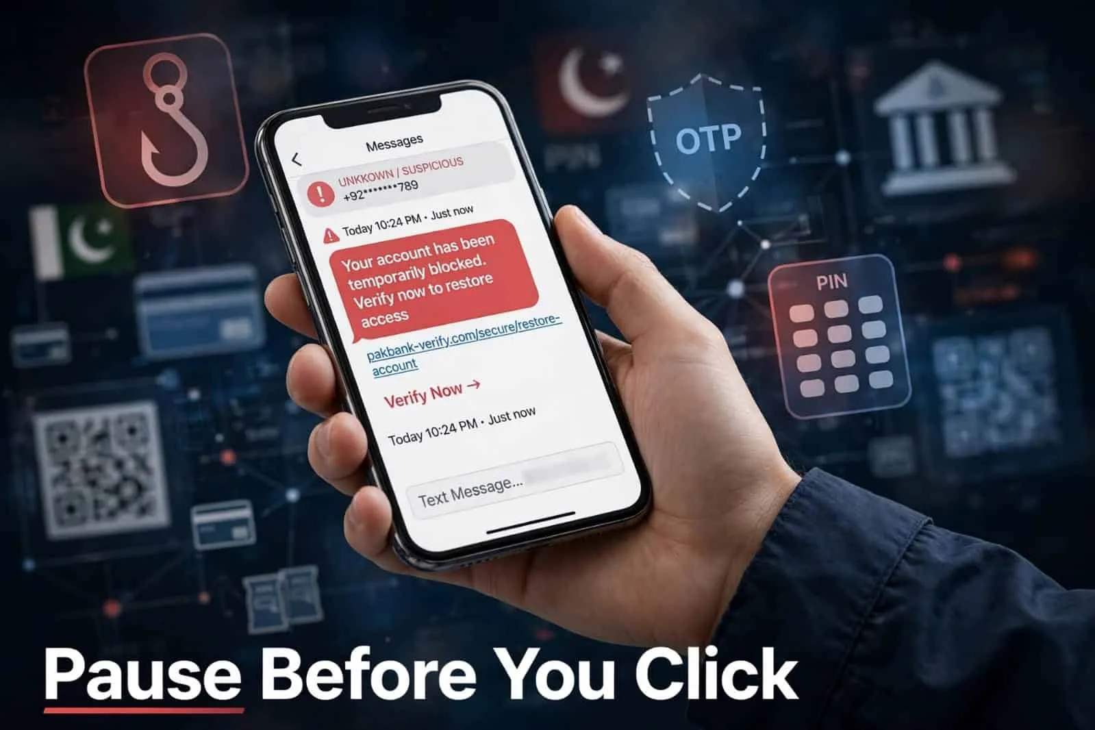 Why So Many Pakistanis Fall For Fake Account Block Text Messages