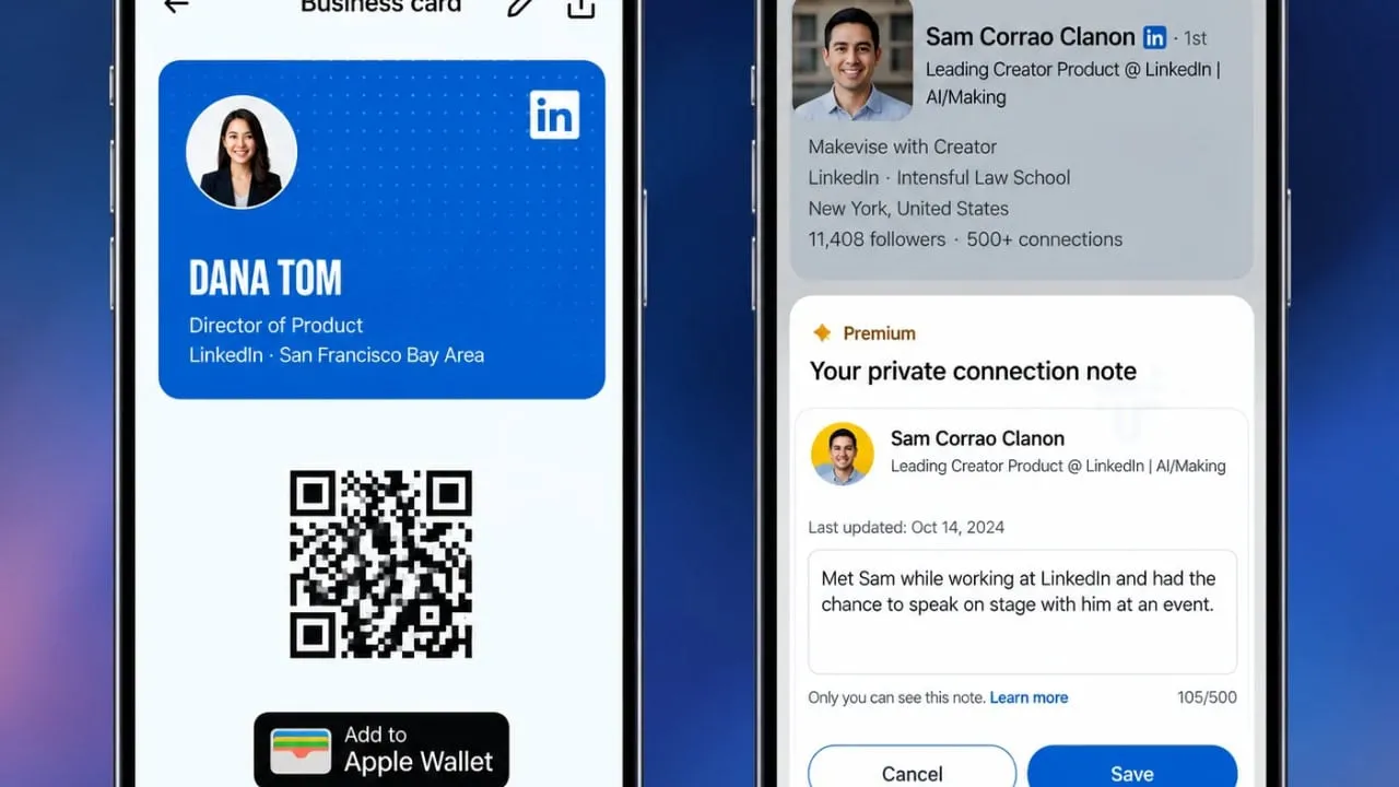 LinkedIn Introduces Digital Business Cards With QR Codes And Wallet Integration