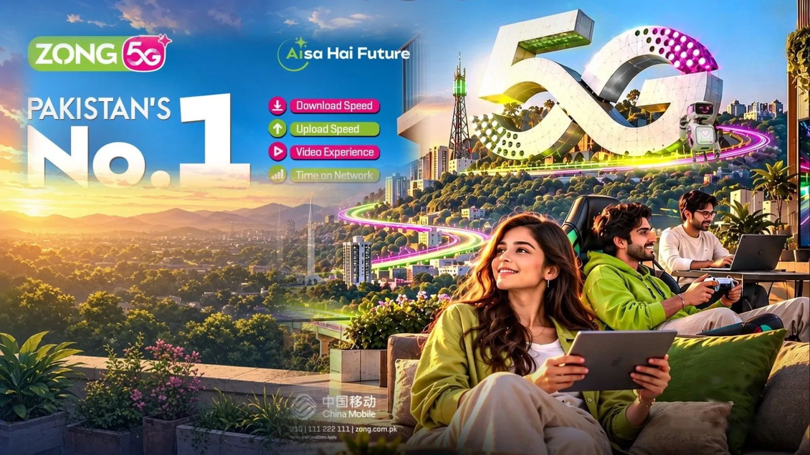 Zong Secures Top Rank Across Key Metrics In PTA Q2 2026 Report