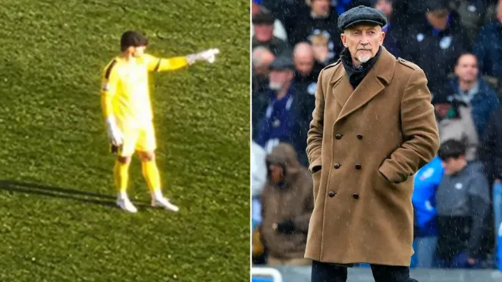 Swindon Goalie Uses Manager Ian Holloway Flatcap To Block Sun In Win